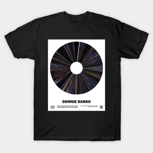 minimal_Donnie Darko Warp Barcode Movie T-Shirt